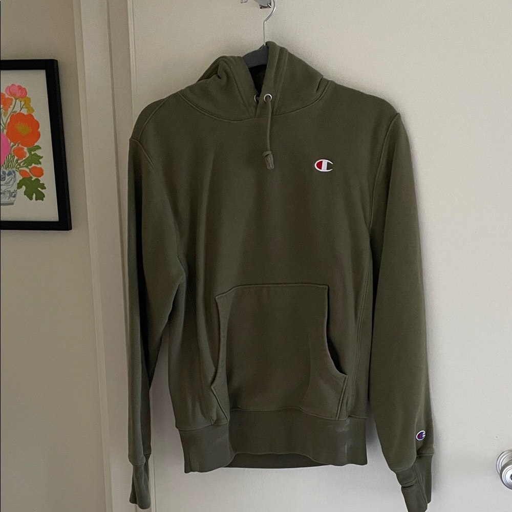 Champion Olive Green Hoodie